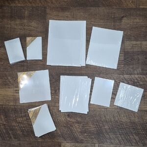 New 23 Piece Lot Assorted Blank White Canvases & Panels  Painting Art Crafts